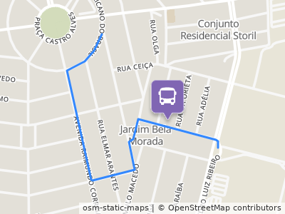 Mapa da parada