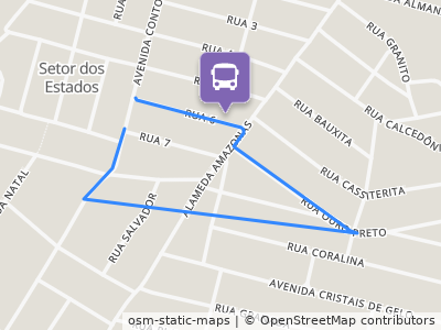 Mapa da parada