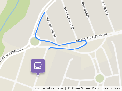Mapa da parada