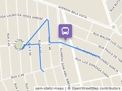 Mapa da parada