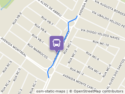Mapa da parada