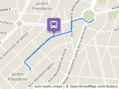 Mapa da parada