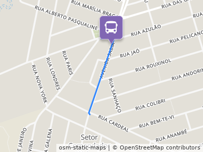 Mapa da parada
