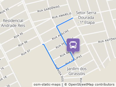 Mapa da parada
