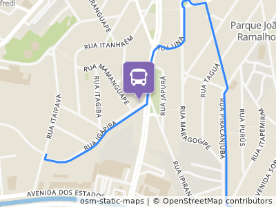 Mapa da parada