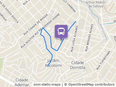 Mapa da parada