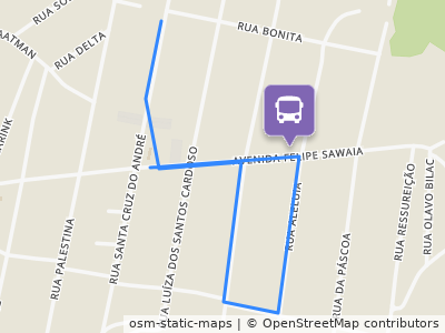 Mapa da parada