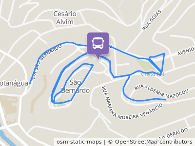 Mapa da parada