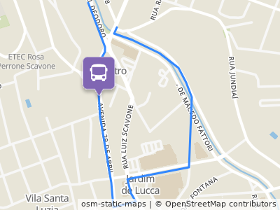 Mapa da parada