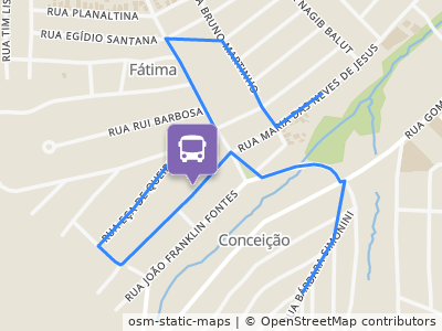 Mapa da parada