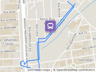 Mapa da parada