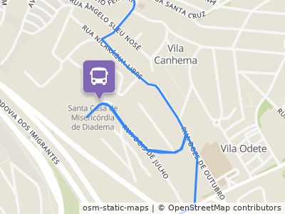 Mapa da parada
