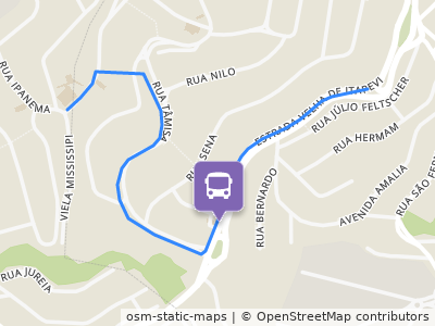 Mapa da parada