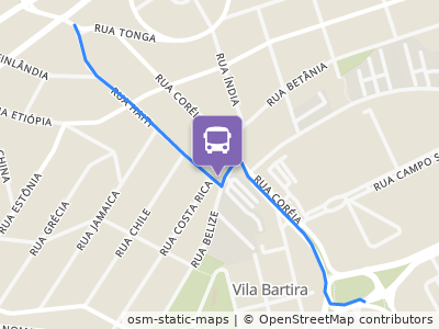 Mapa da parada