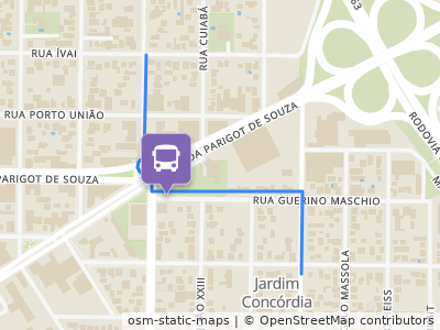 Mapa da parada