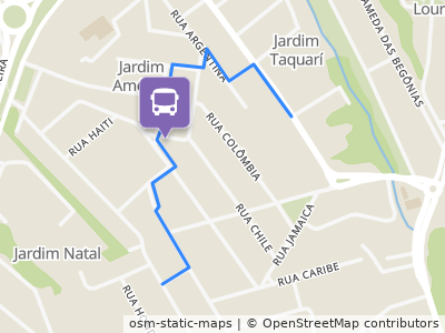 Mapa da parada