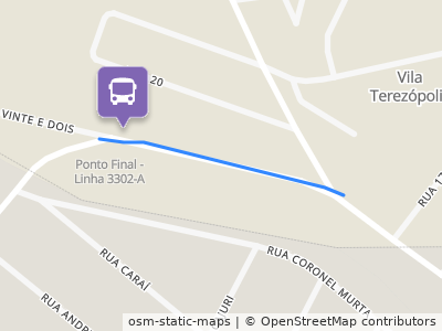 Mapa da parada