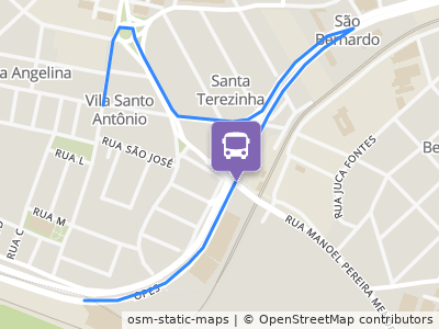 Mapa da parada