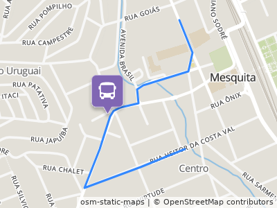 Mapa da parada