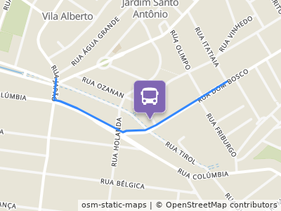Mapa da parada