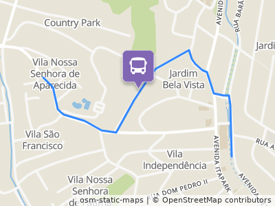 Mapa da parada