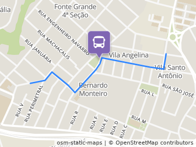 Mapa da parada
