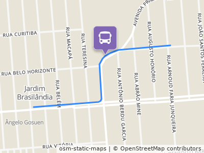 Mapa da parada
