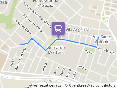 Mapa da parada