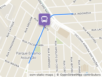 Mapa da parada