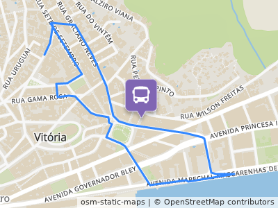 Mapa da parada