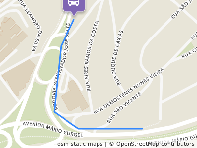 Mapa da parada