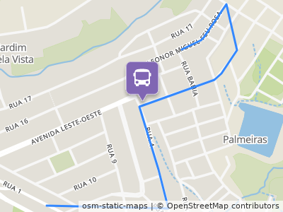 Mapa da parada
