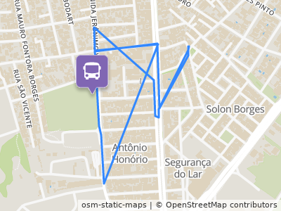 Mapa da parada
