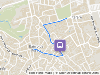 Mapa da parada