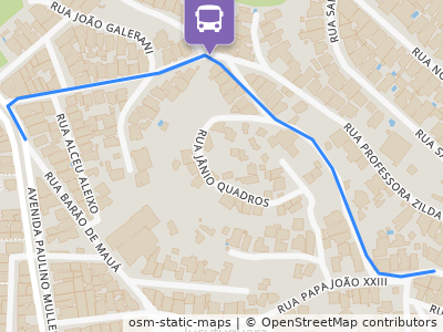 Mapa da parada