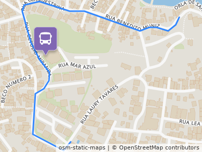 Mapa da parada