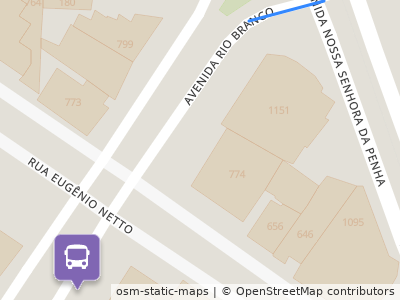 Mapa da parada