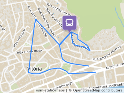Mapa da parada
