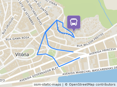 Mapa da parada