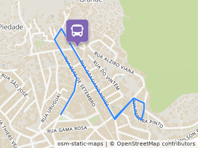 Mapa da parada