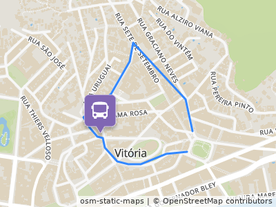 Mapa da parada