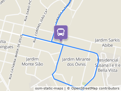 Mapa da parada