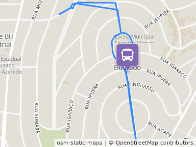 Mapa da parada