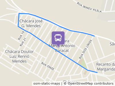 Mapa da parada