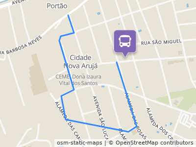 Mapa da parada