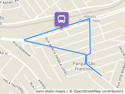 Mapa da parada