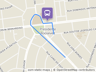 Mapa da parada