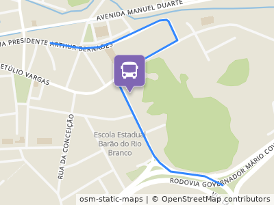 Mapa da parada