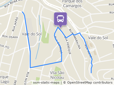 Mapa da parada