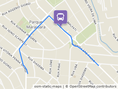 Mapa da parada